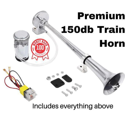 150 dB Train Horn with Air Compressor & Relay