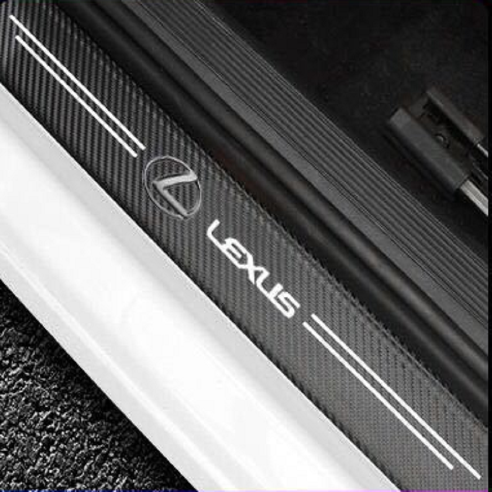 Carbon Car Door Sills Stickers