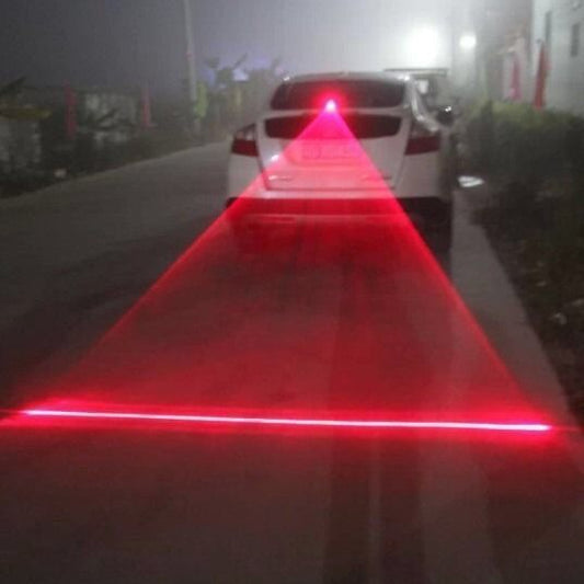 Vehicle anti-collision laser tail light