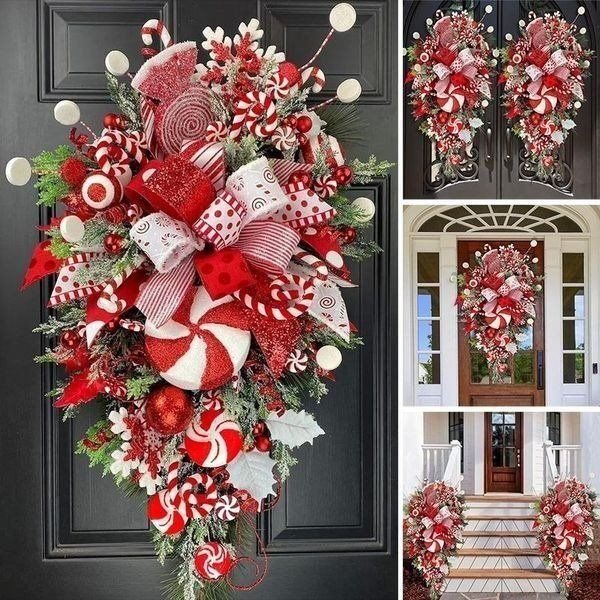 🍭Candy Cane Christmas Wreath🍭