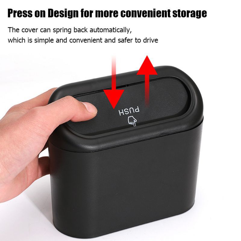 Car Garbage Can Holder Organizer Storage Box