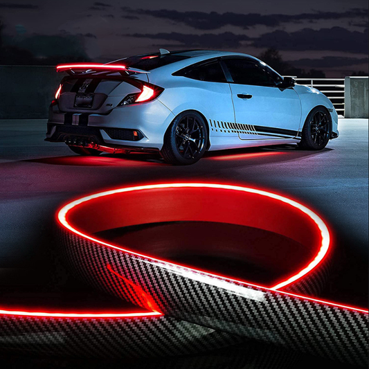 Universal Rear LED Spoiler Kit - Waterproof Car LED Strip Lights with 5 Lighting Modes & High Brightness