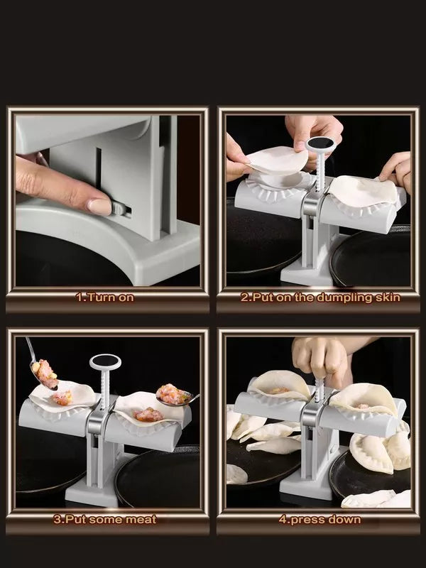 Household double head automatic dumpling maker mould