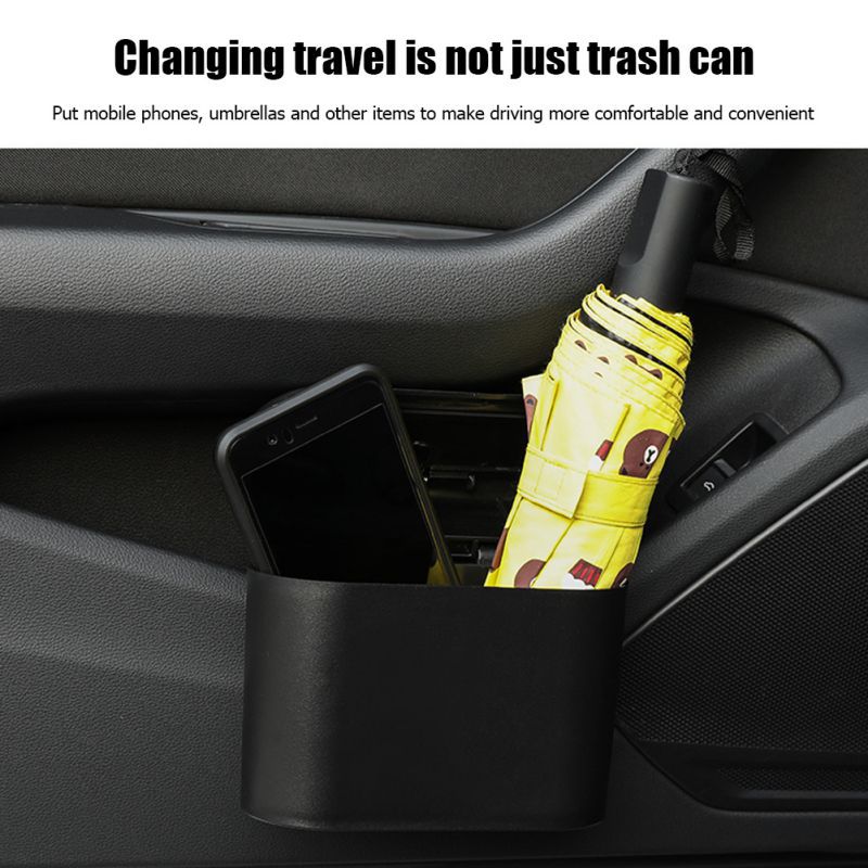 Car Garbage Can Holder Organizer Storage Box