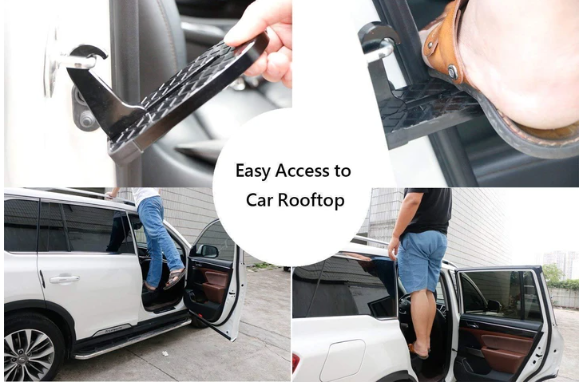 Car Roof Rack Steps - Versatile Foldable (400 lbs / 180 kg)