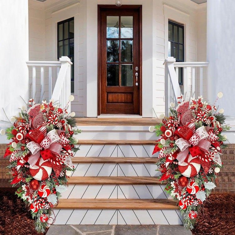 🍭Candy Cane Christmas Wreath🍭