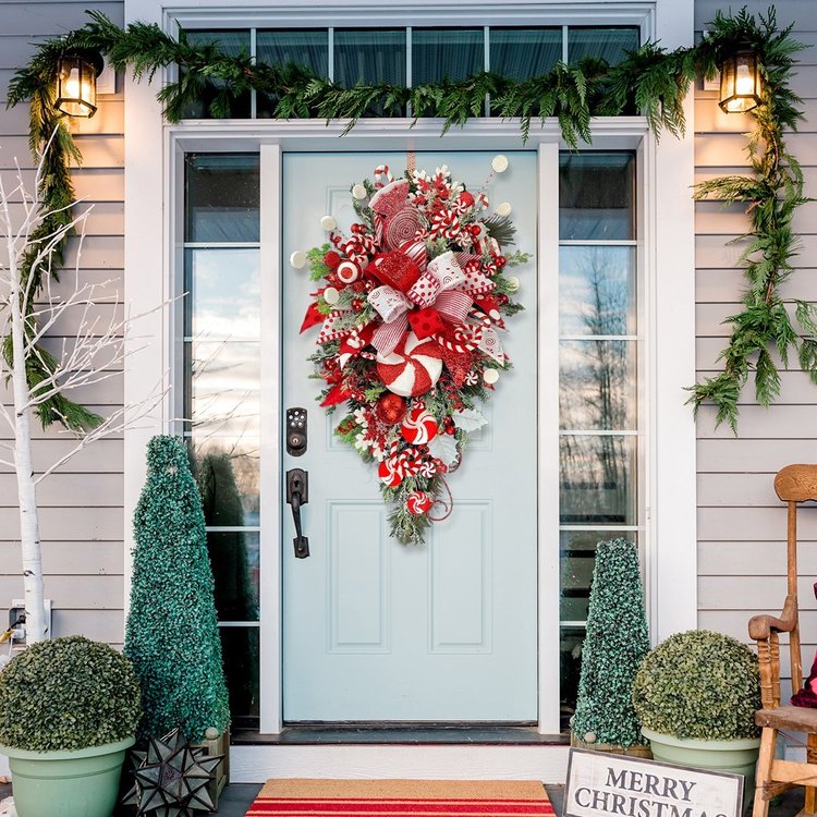 🍭Candy Cane Christmas Wreath🍭