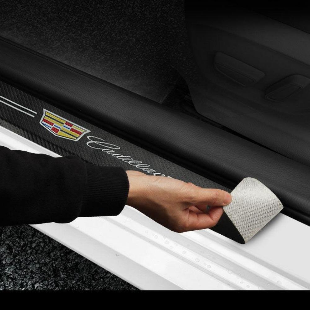 Carbon Car Door Sills Stickers