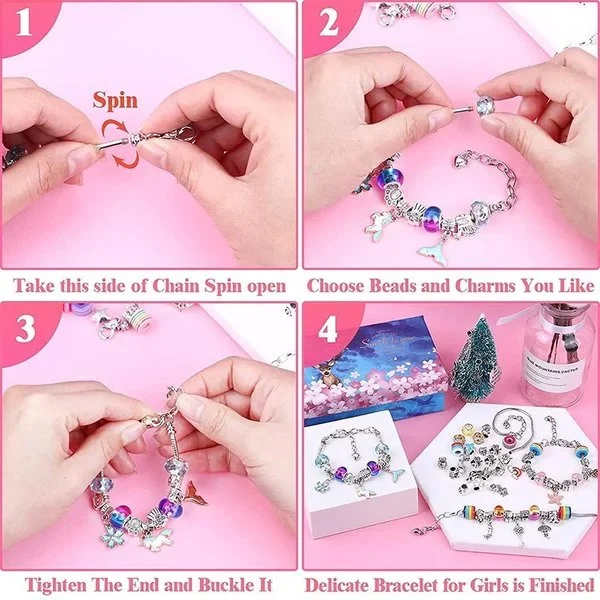 🎄Early Christmas Sale 50% OFF🎄DIY Crystal Bracelet Set