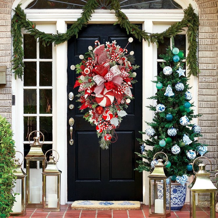 🍭Candy Cane Christmas Wreath🍭