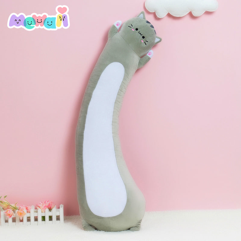 Mewaii™ Loooong Family Long Cat Kitten Stuffed Animal Kawaii Plush Pillow Squish Toy