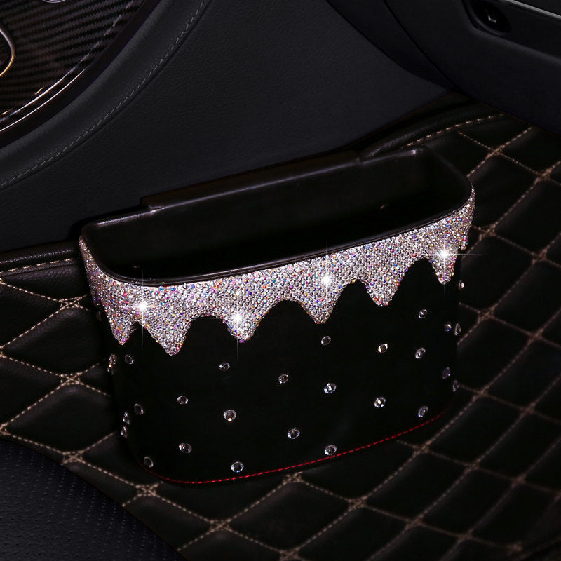 Car Interior with Diamond Swan Ornaments - Blingbling!