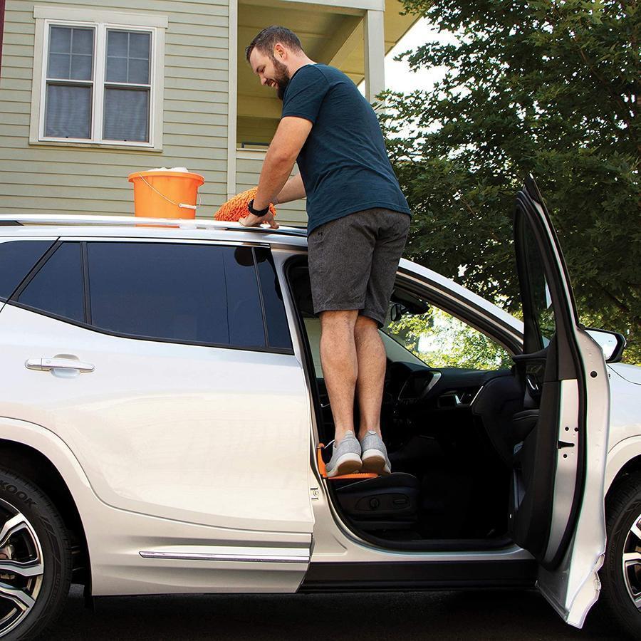 Car Roof Rack Steps - Versatile Foldable (400 lbs / 180 kg)