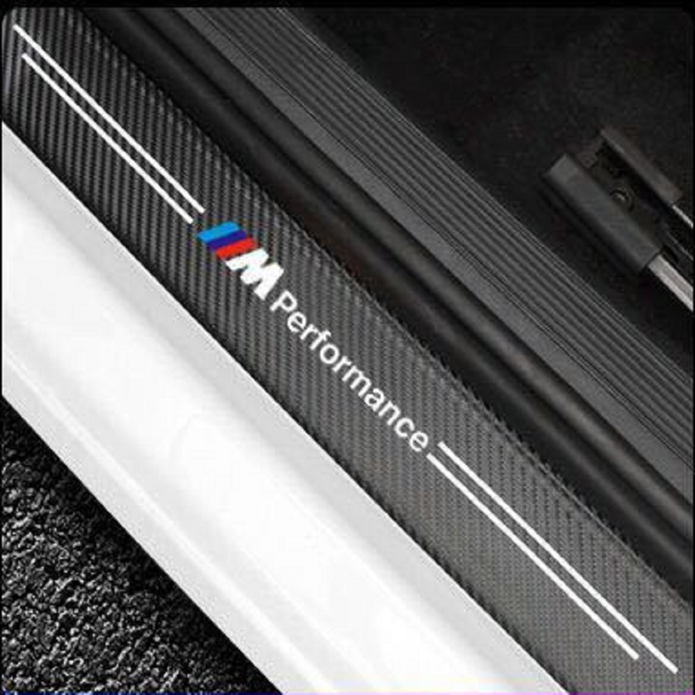 Carbon Car Door Sills Stickers