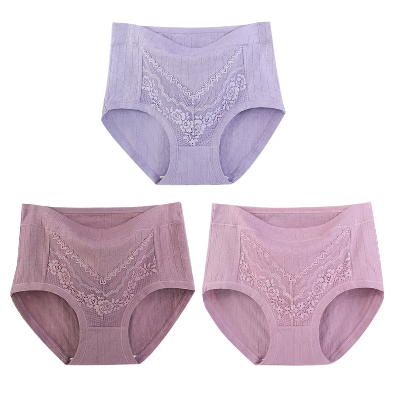 2022 Newest Plus Size LeakProof Lace Cotton Panties