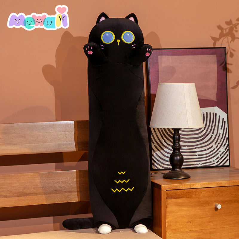 Mewaii™ Loooong Family Long Cat Kitten Stuffed Animal Kawaii Plush Pillow Squish Toy