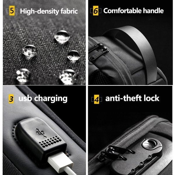 USB charging sport sling Anti-theft shoulder bag🔥SALE 50% OFF🔥