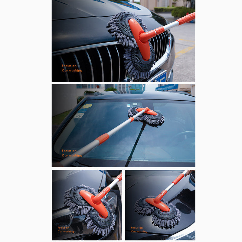 Retractable Double Layer Car Wash Brush