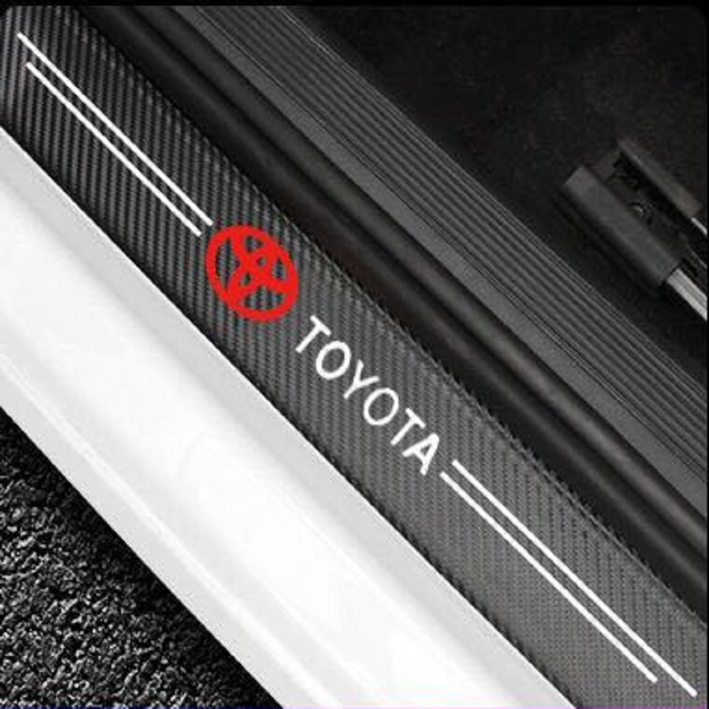 Carbon Car Door Sills Stickers