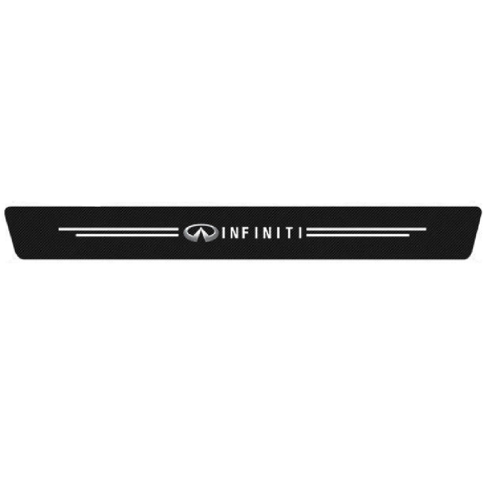 Carbon Car Door Sills Stickers